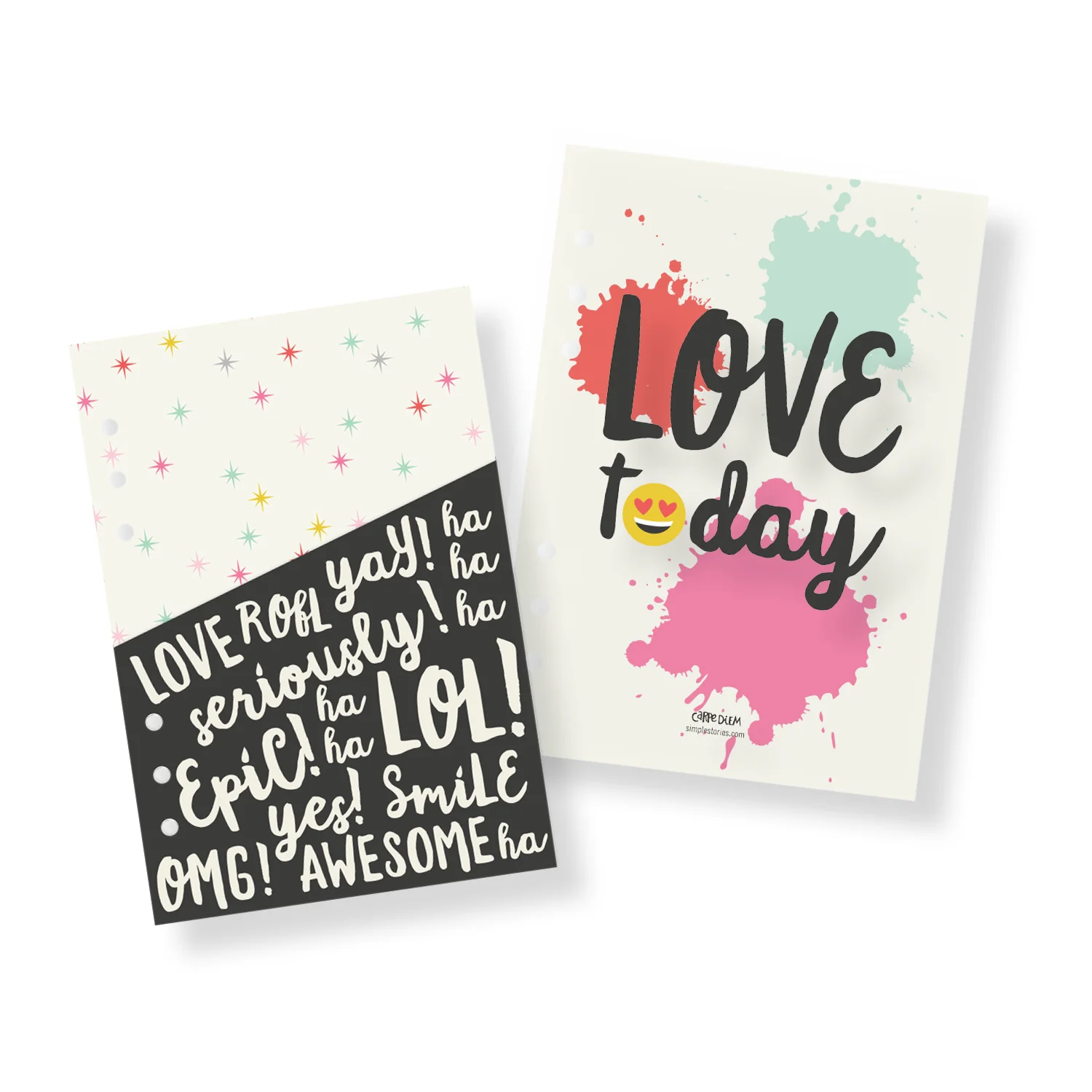 A5 Planner Emoji Love Insert set - Image 6