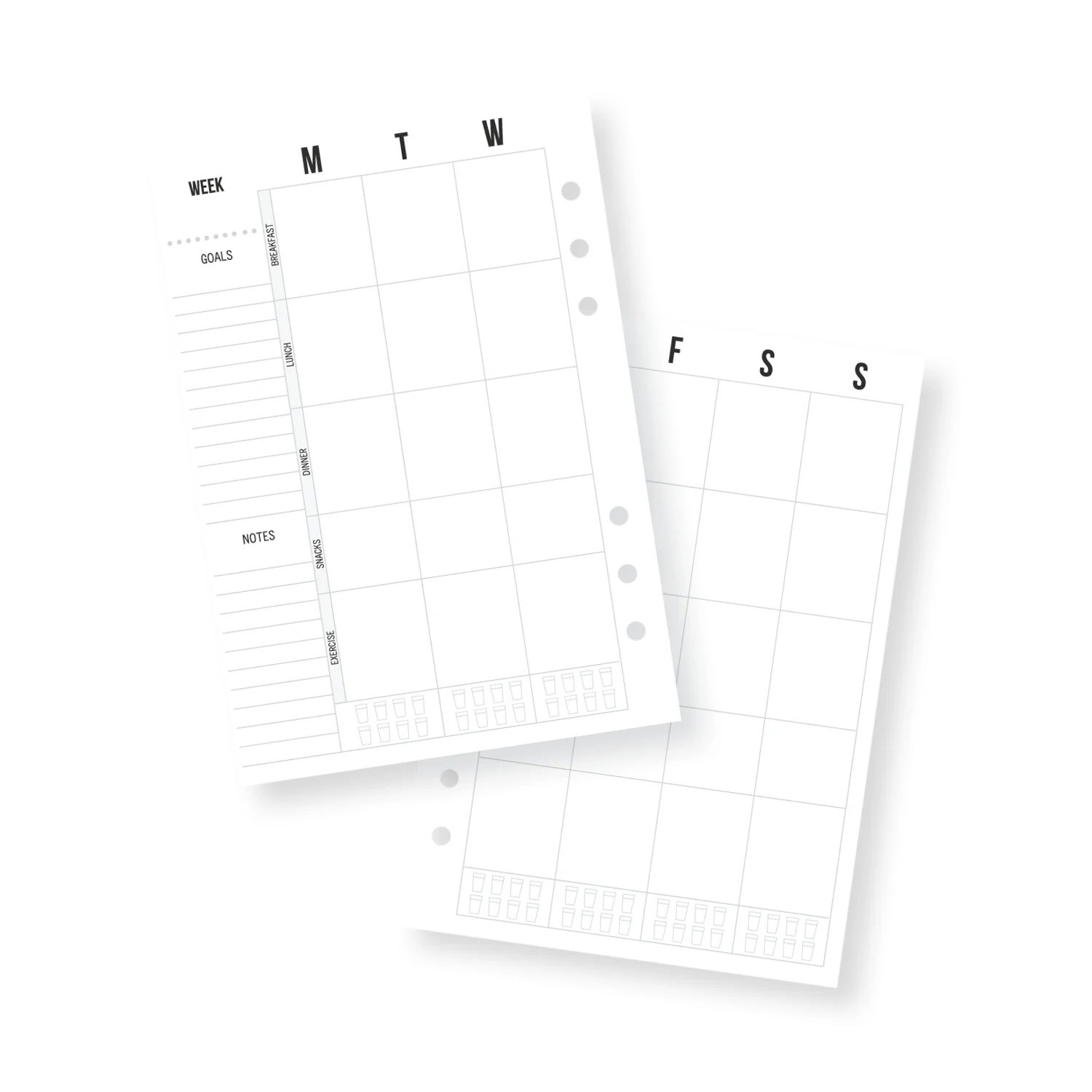 A5 Planner Fitness Inserts - Image 8