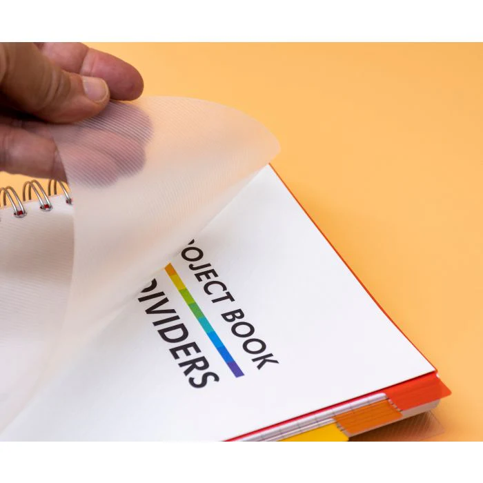 B5 White Subject Notebook with 10 Colorful Dividers - Image 4