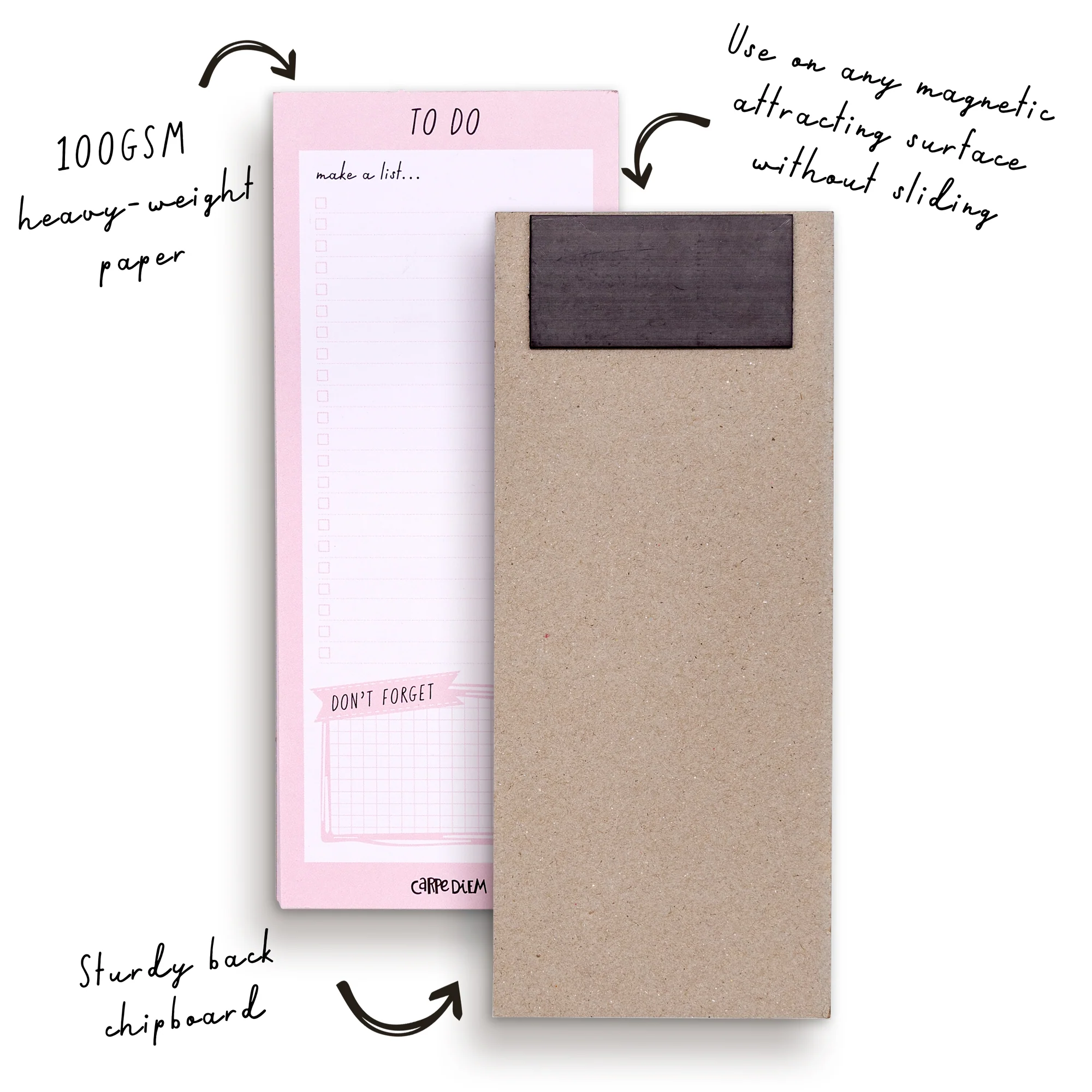 Ballerina Pink Magnetic To Do List - Image 3