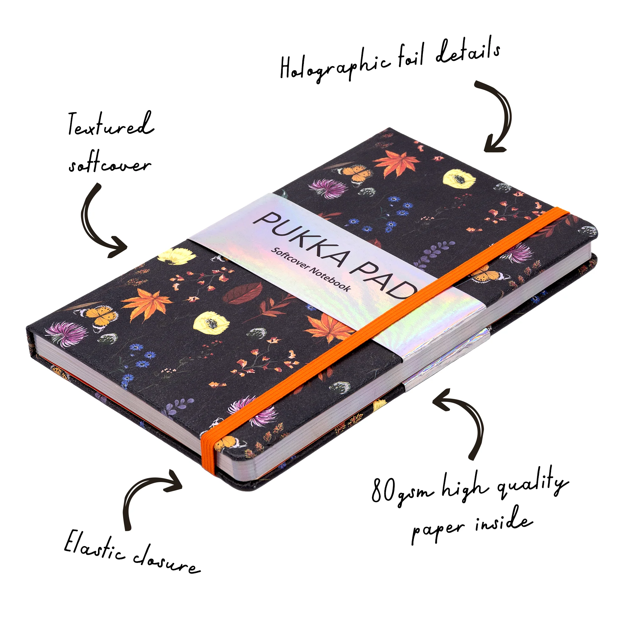 Bloom Softcover Pad in Black - Image 3