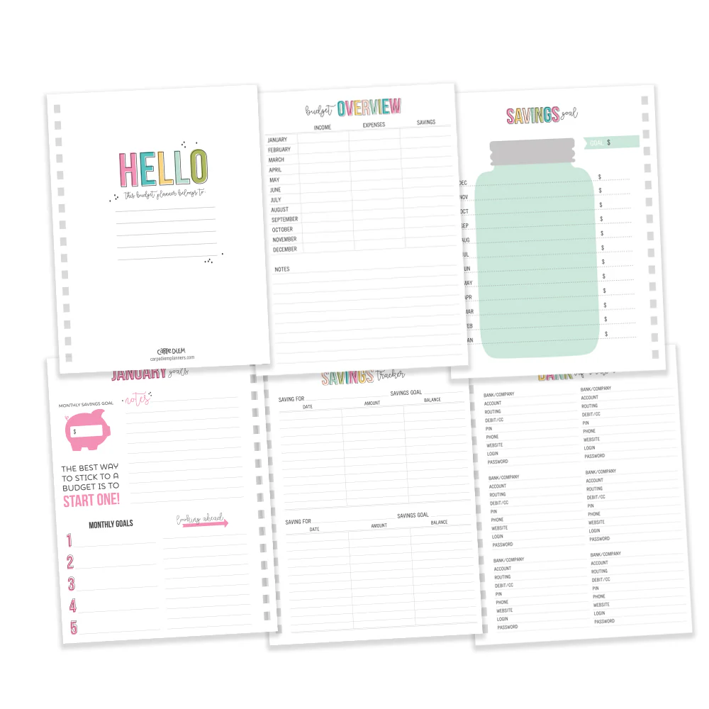 Budget 12 Month Spiral Planner - Image 6