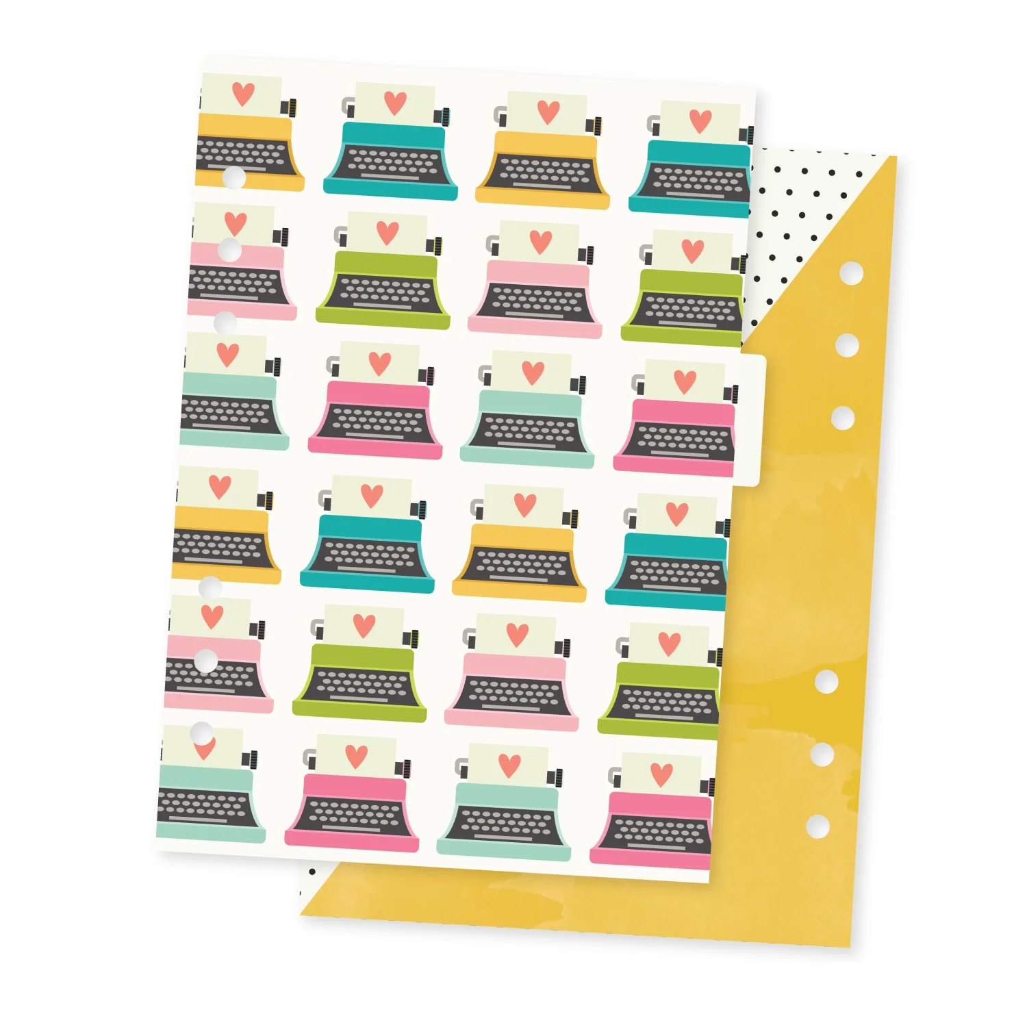 A5 Planner Mixed Pattern Dividers (Pack of 6) - Image 3