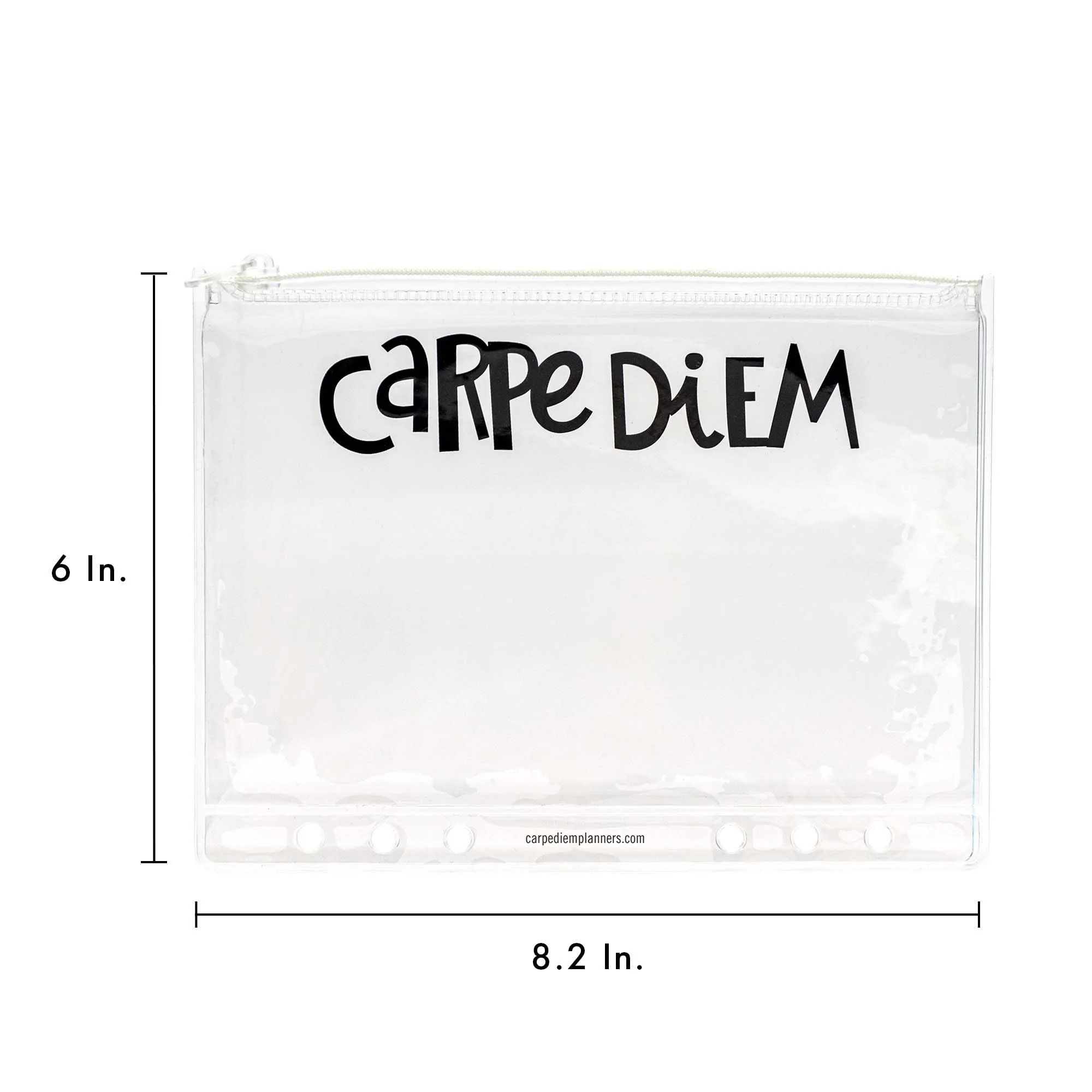 A5 Plastic Storage Pouch with Zip - Image 5