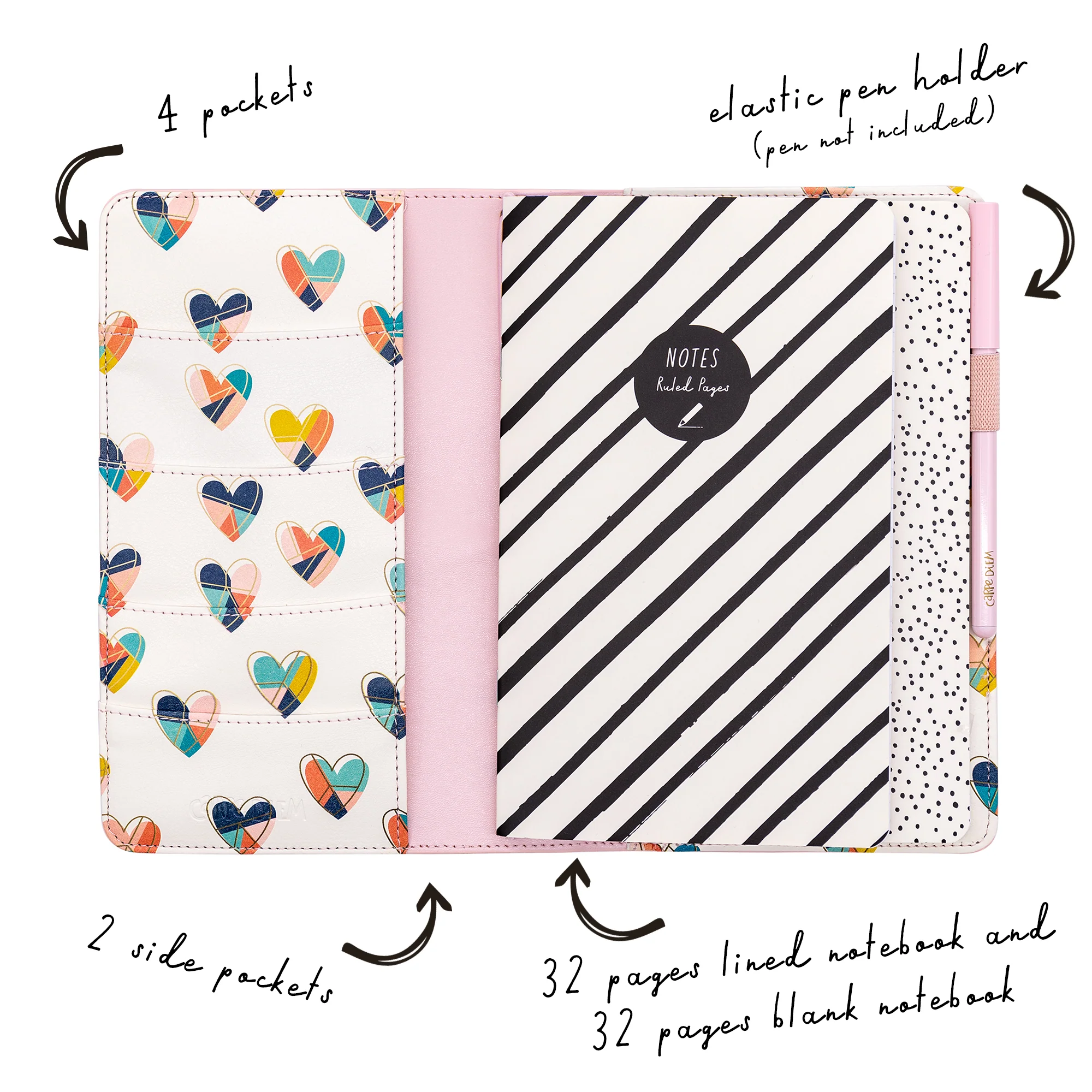 Ballerina Pink Traveler's Notebook with inserts - Image 5