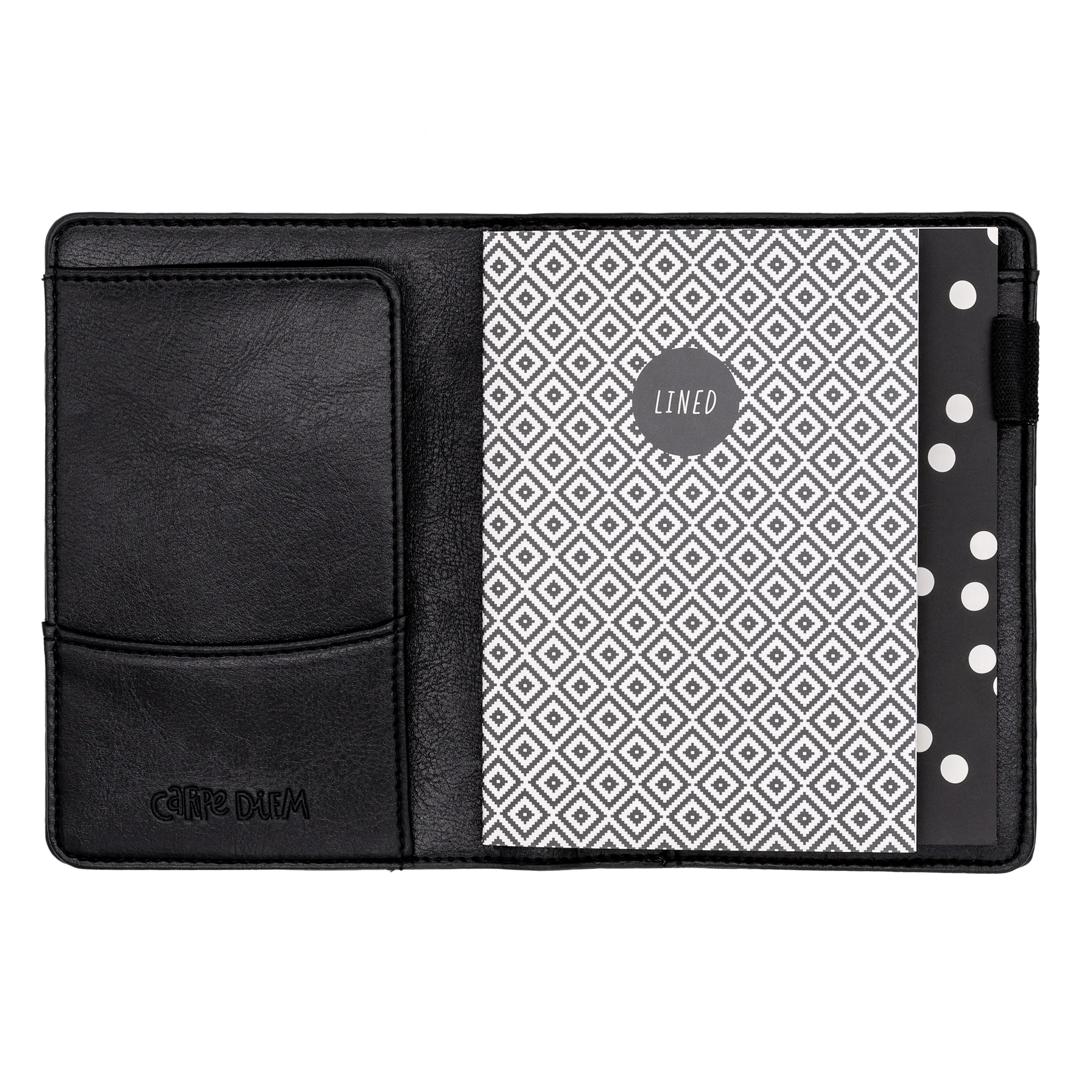 Black A6 Notebook and Passport Holder - Image 4