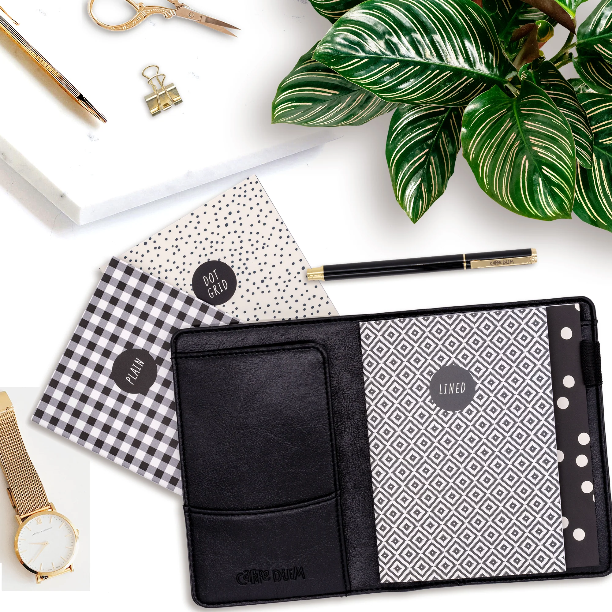 Black A6 Notebook and Passport Holder - Image 7