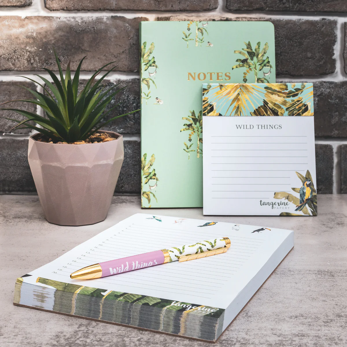 Carpe Diem x La Papelaria, Large Notepad in Birds - Image 3