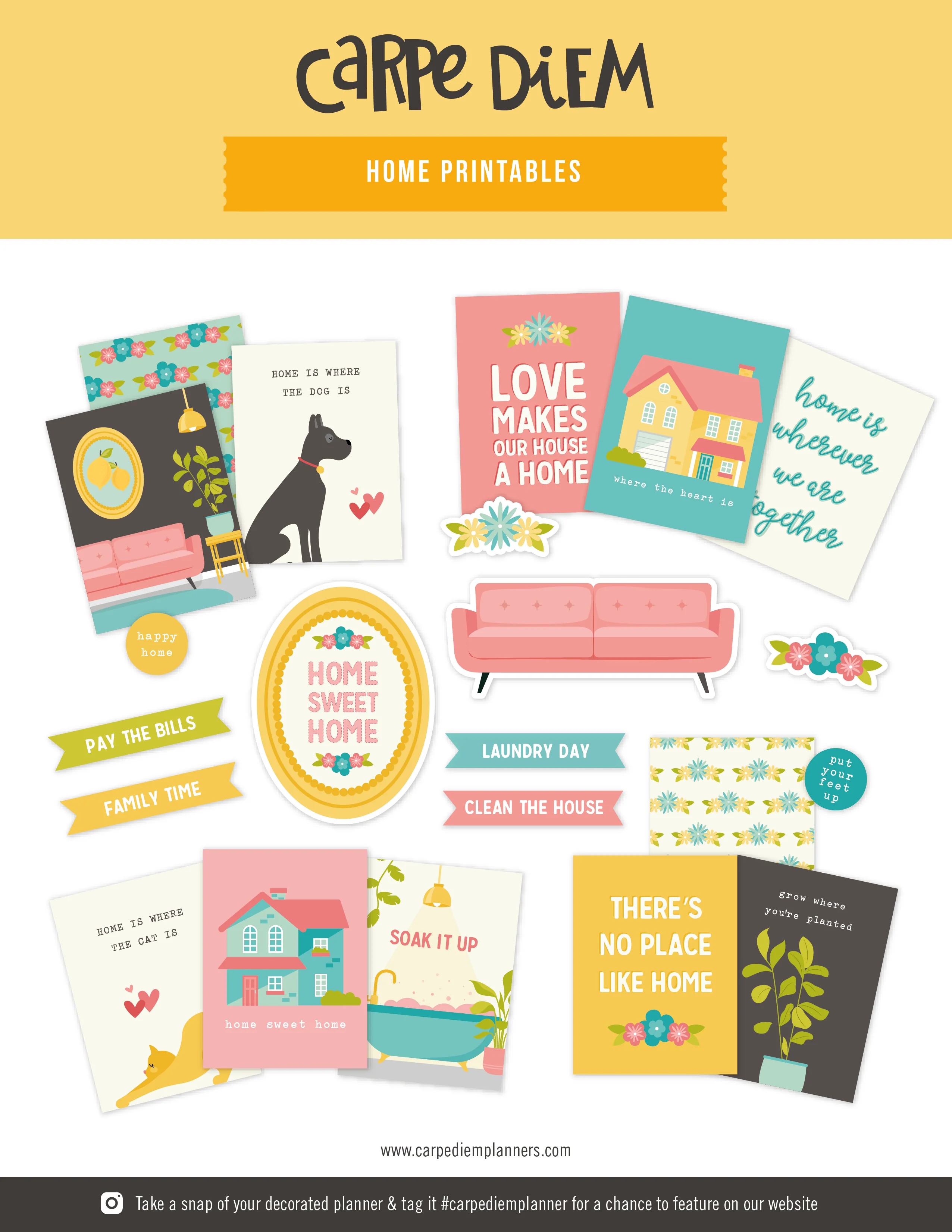 Digital Printables Bundle- Home, Faith, Fitness & Wellness and Recipe - Image 3