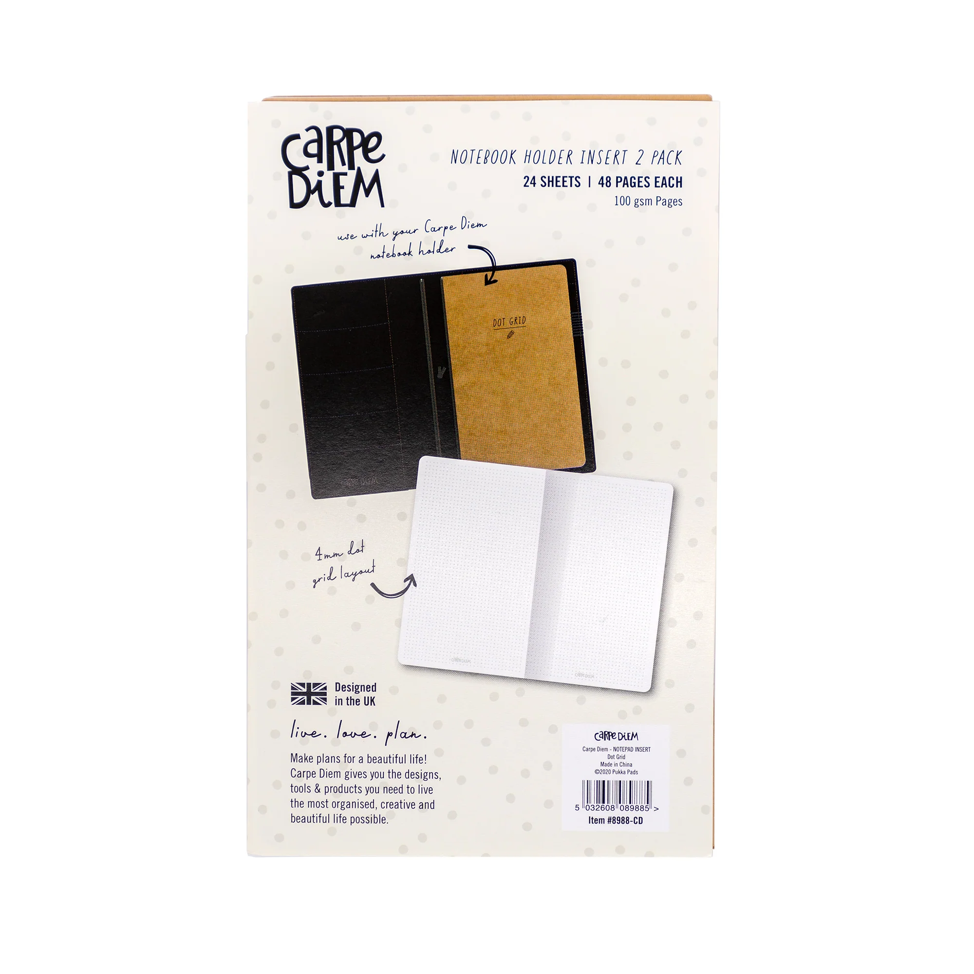 Dot Grid Travelers Notebook Insert - Pack of 2 - Image 5