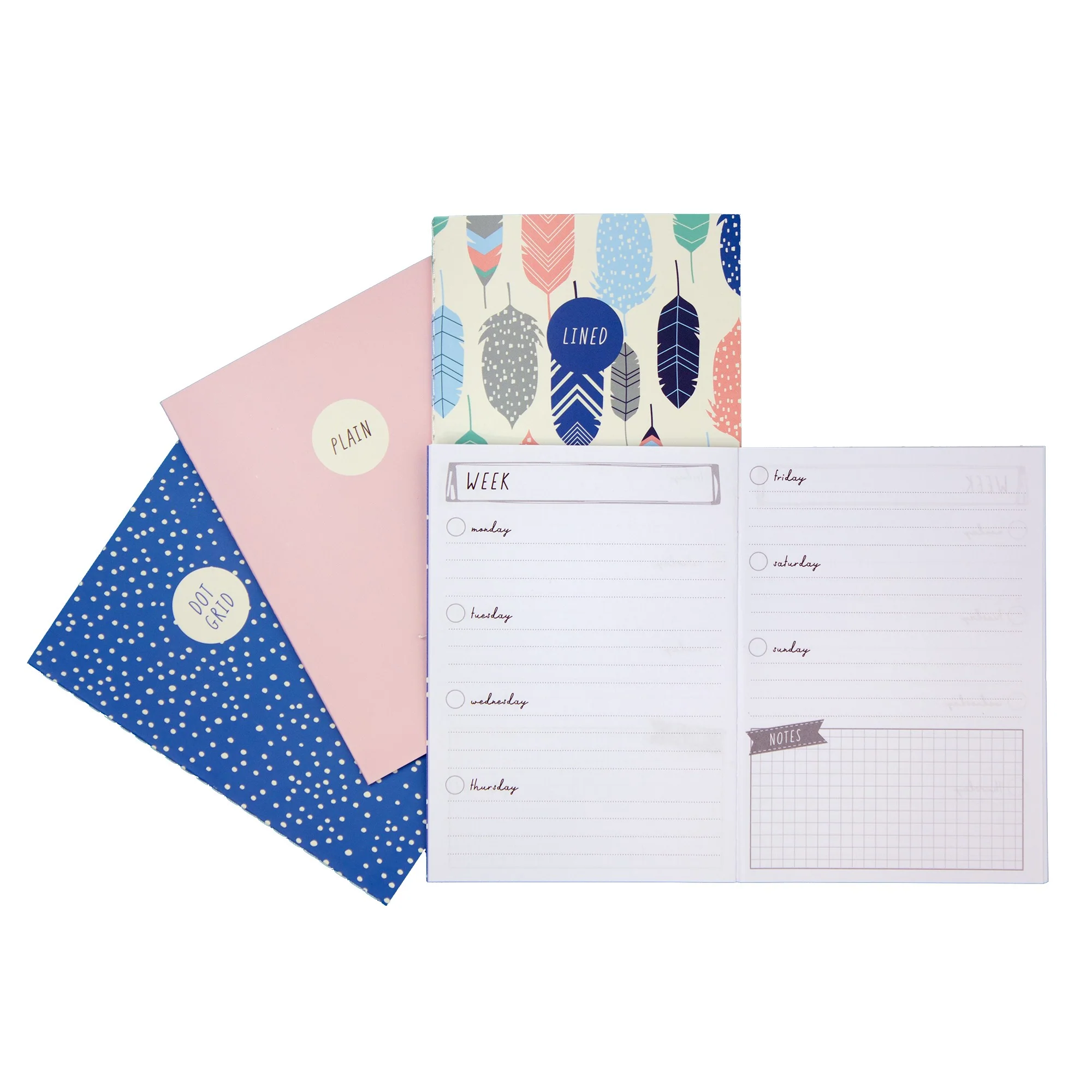 Feathers A6 4 Pack Notebooks - Image 3