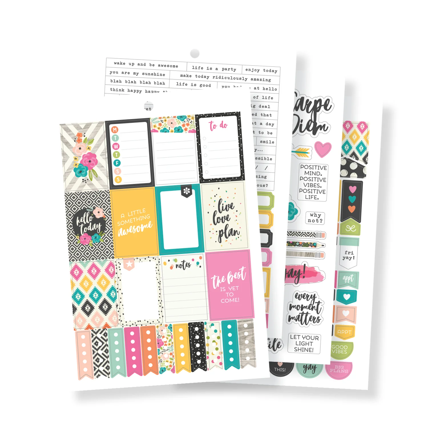 Good Vibes A5 Sticker Tablet - Image 4