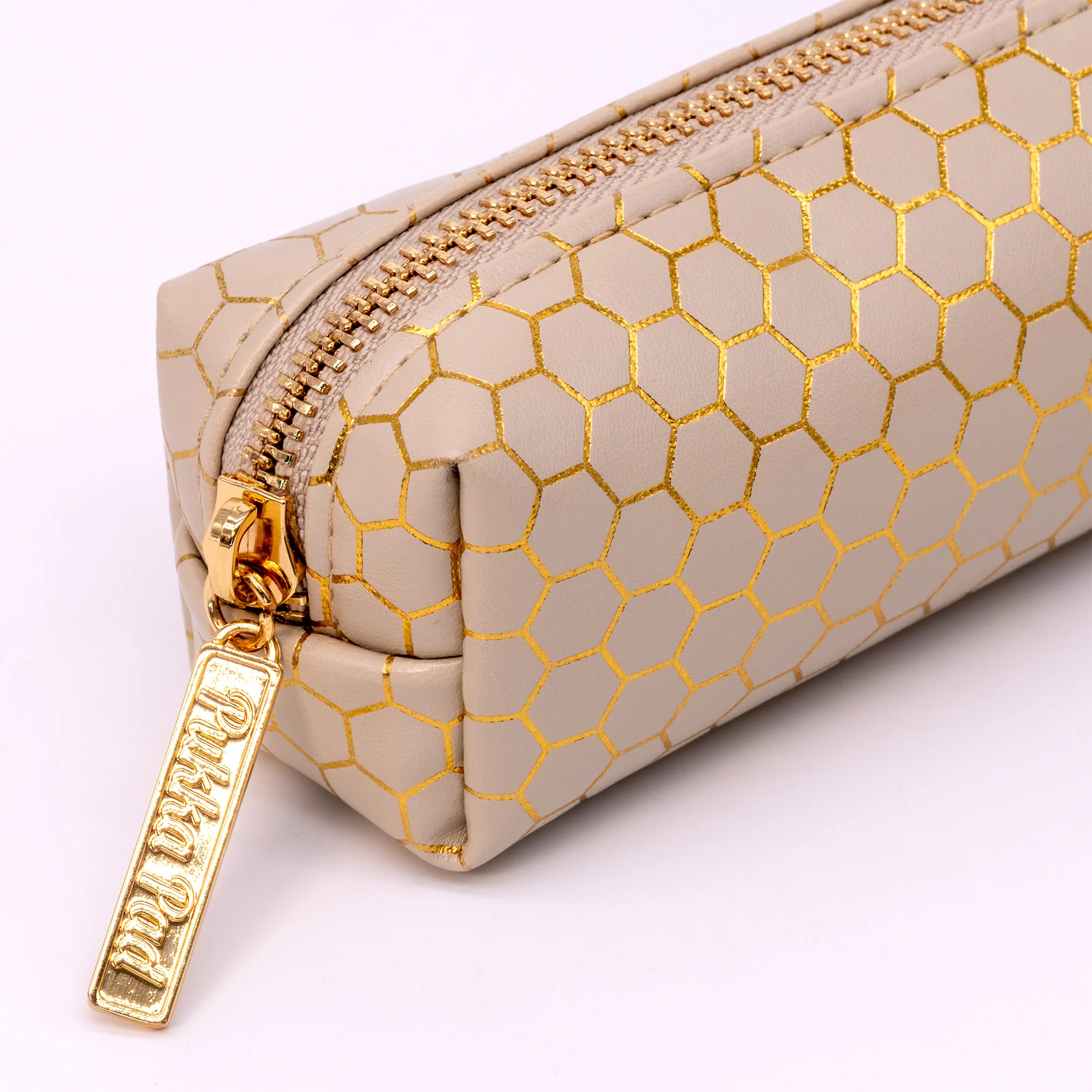 Haze Slim Pencil Case in Taupe - Image 3