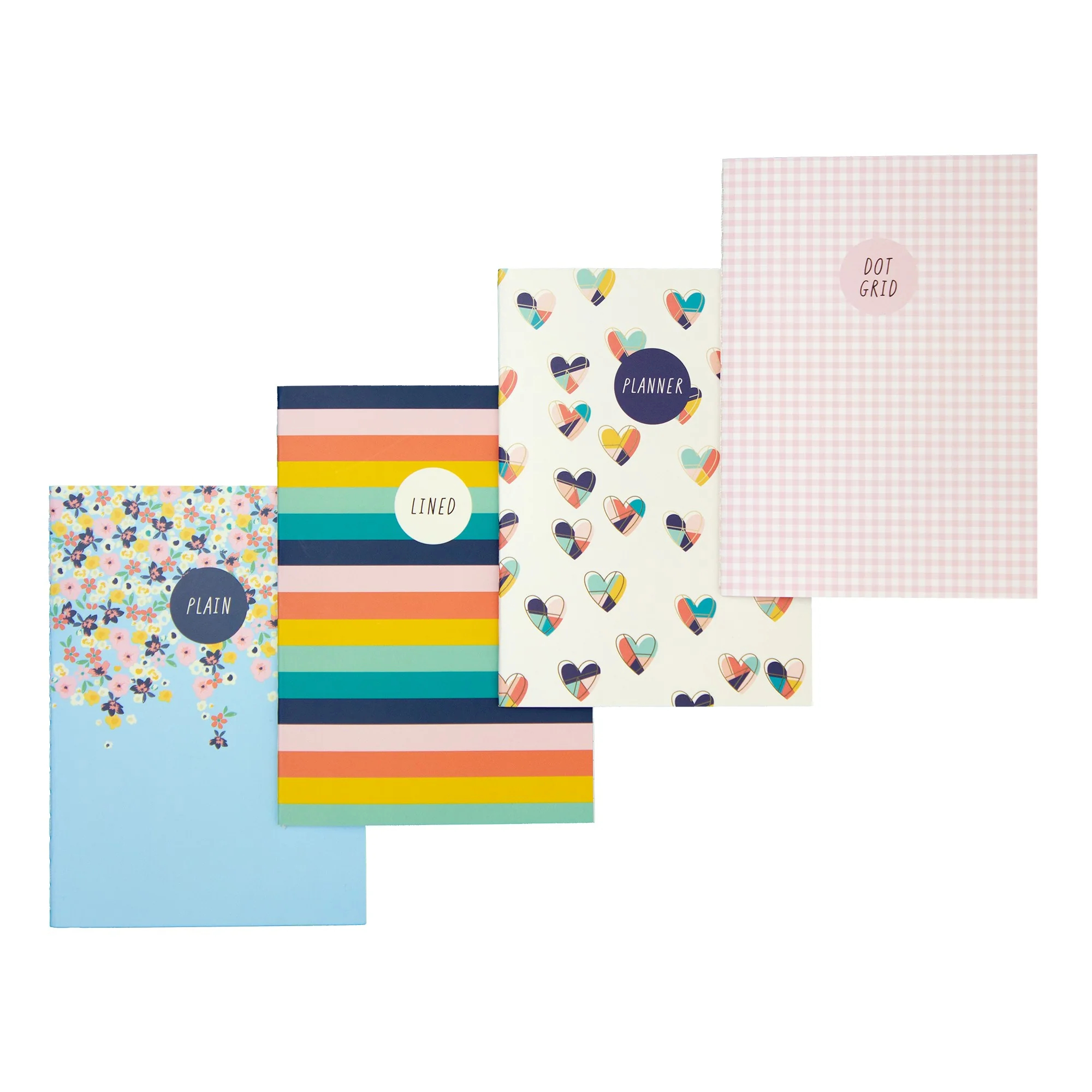 Hearts Assortment A6 Notebooks - 4 Pack - Image 4