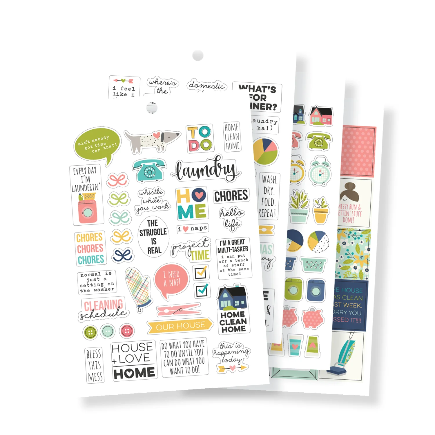 Home A5 Sticker Tablet - Image 3