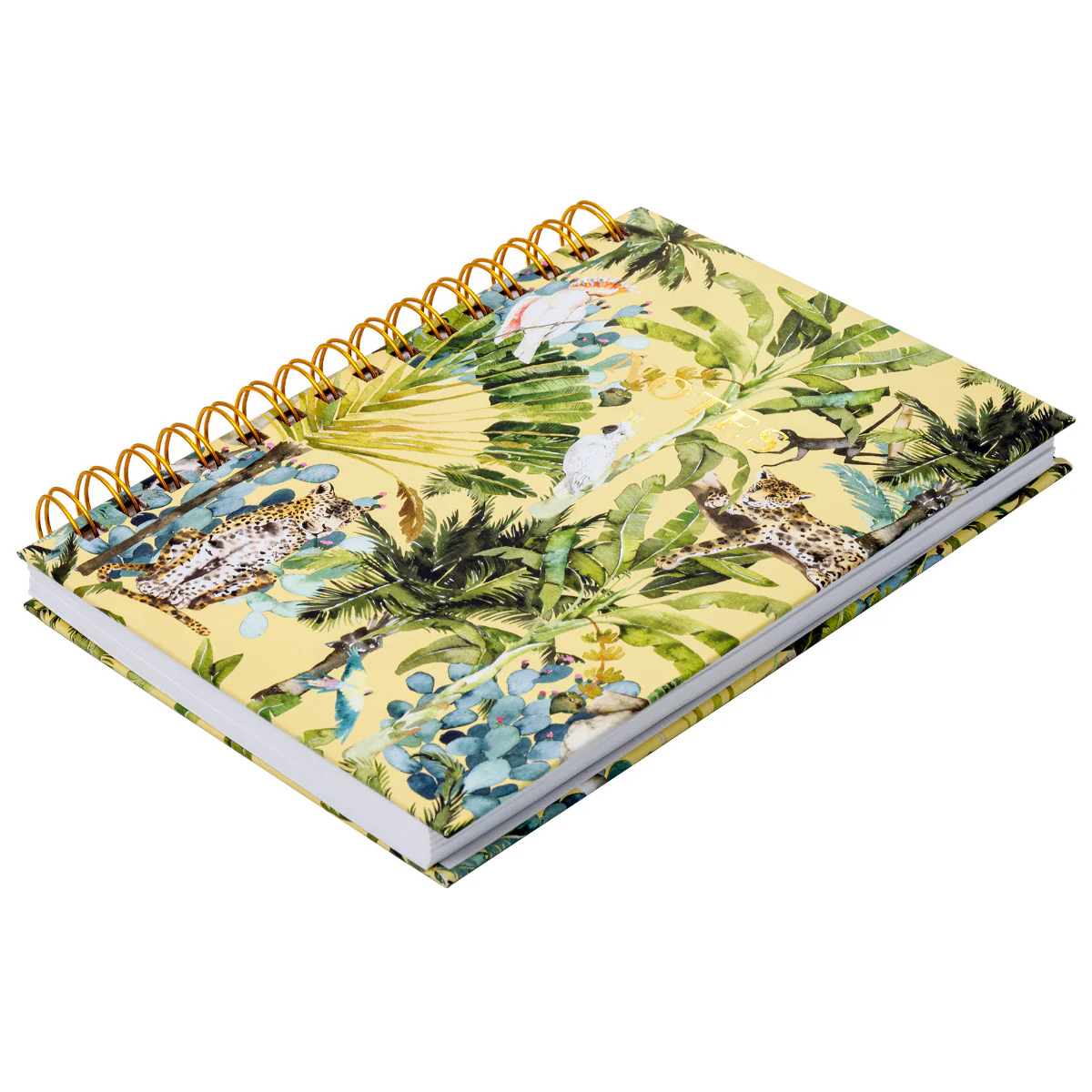 Carpe Diem x La Papelaria, Hard Cover Spiral Notebook in Tiger Print - Image 3