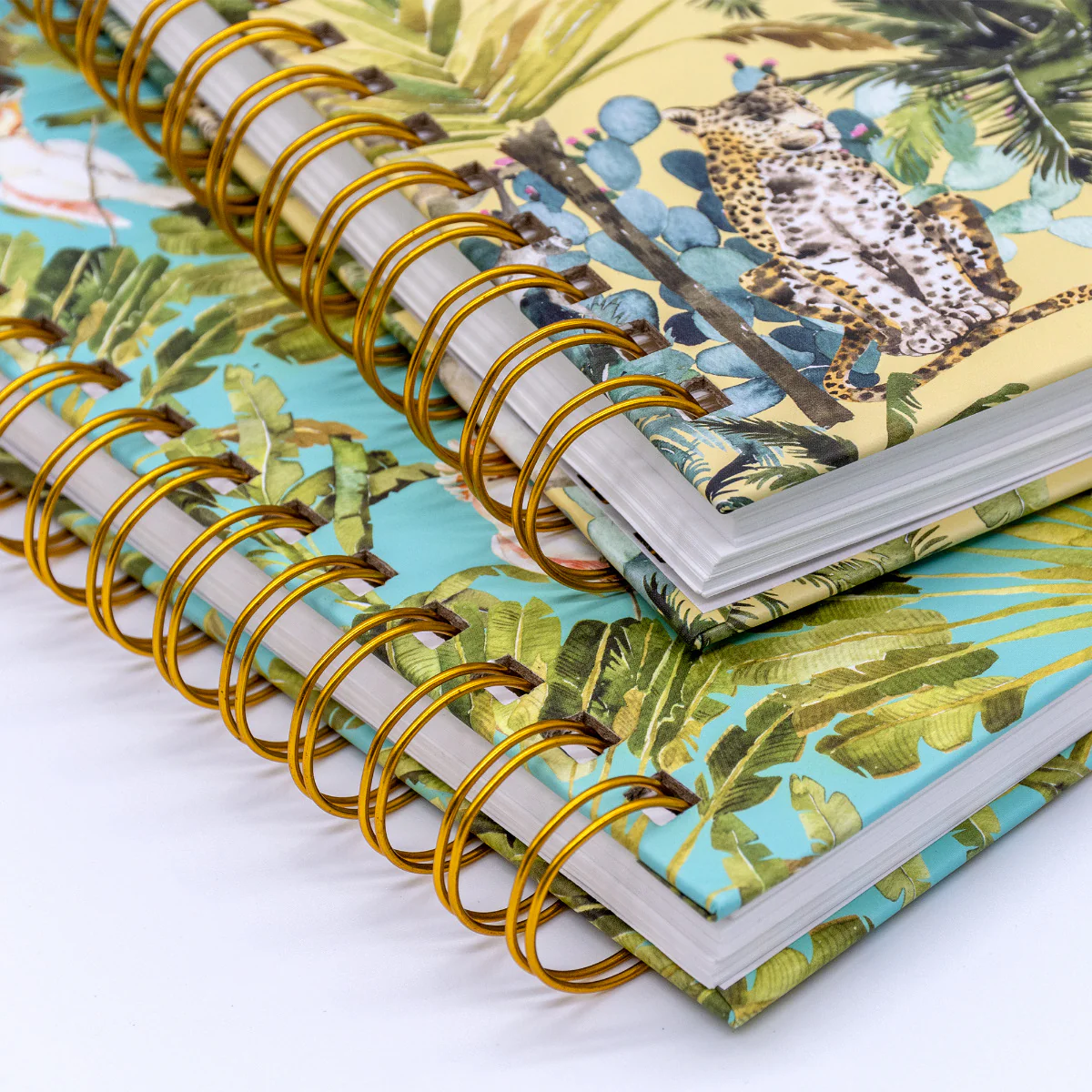 Carpe Diem x La Papelaria, Hard Cover Spiral Notebook in Tropical Print - Image 4