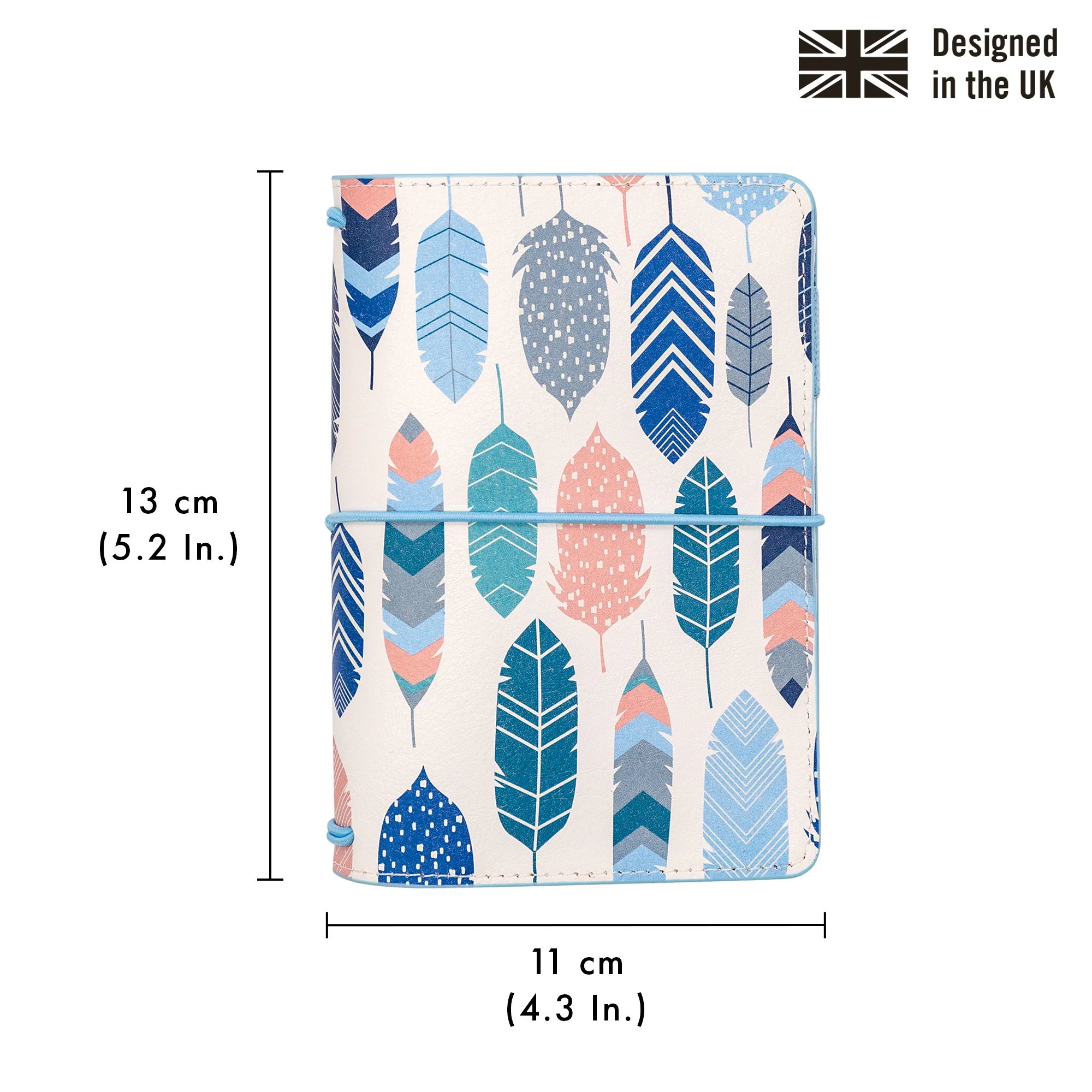 Feathers A6 Notebook and Passport Holder - Image 3