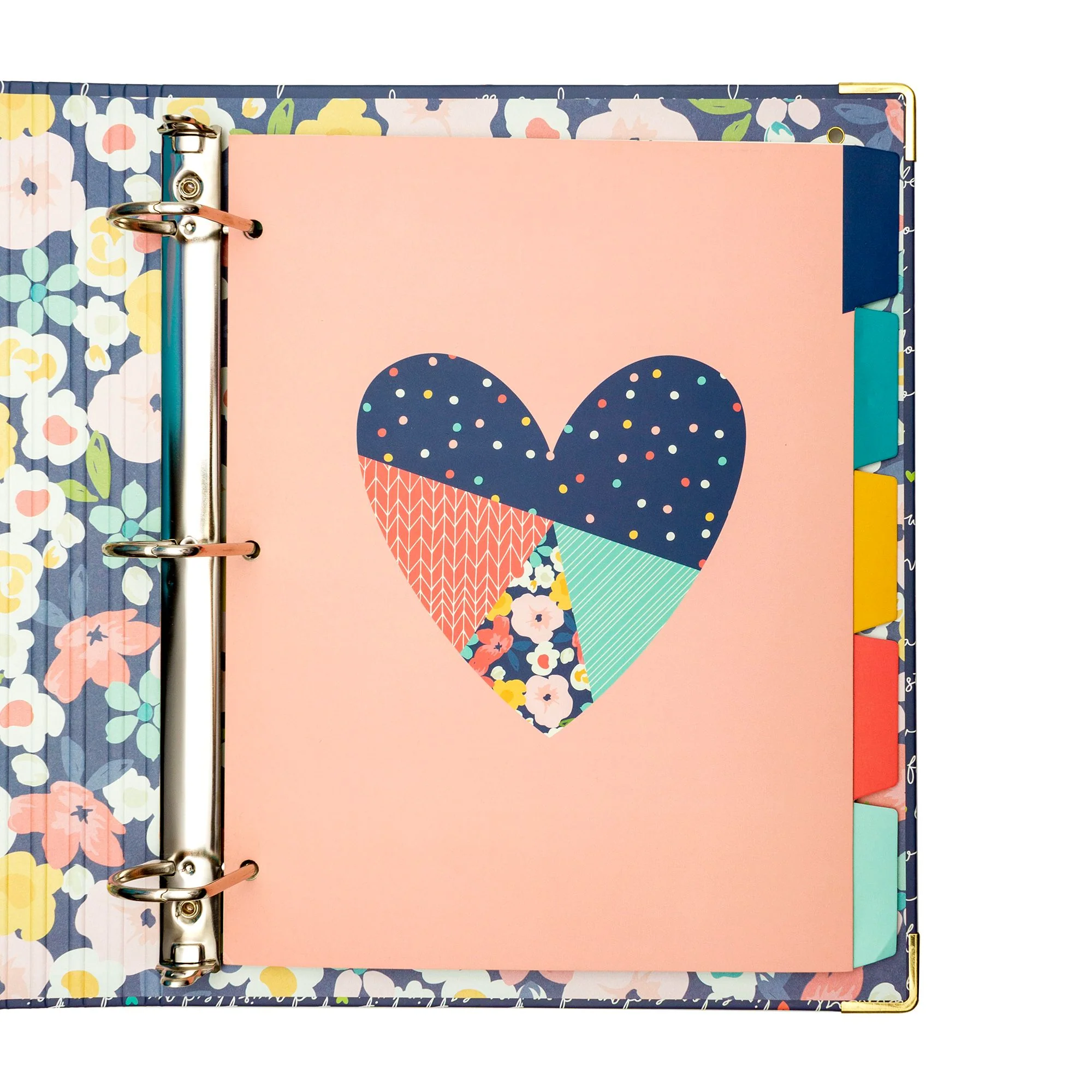 Floral Love 5-Subject Reversible Dividers - Image 3