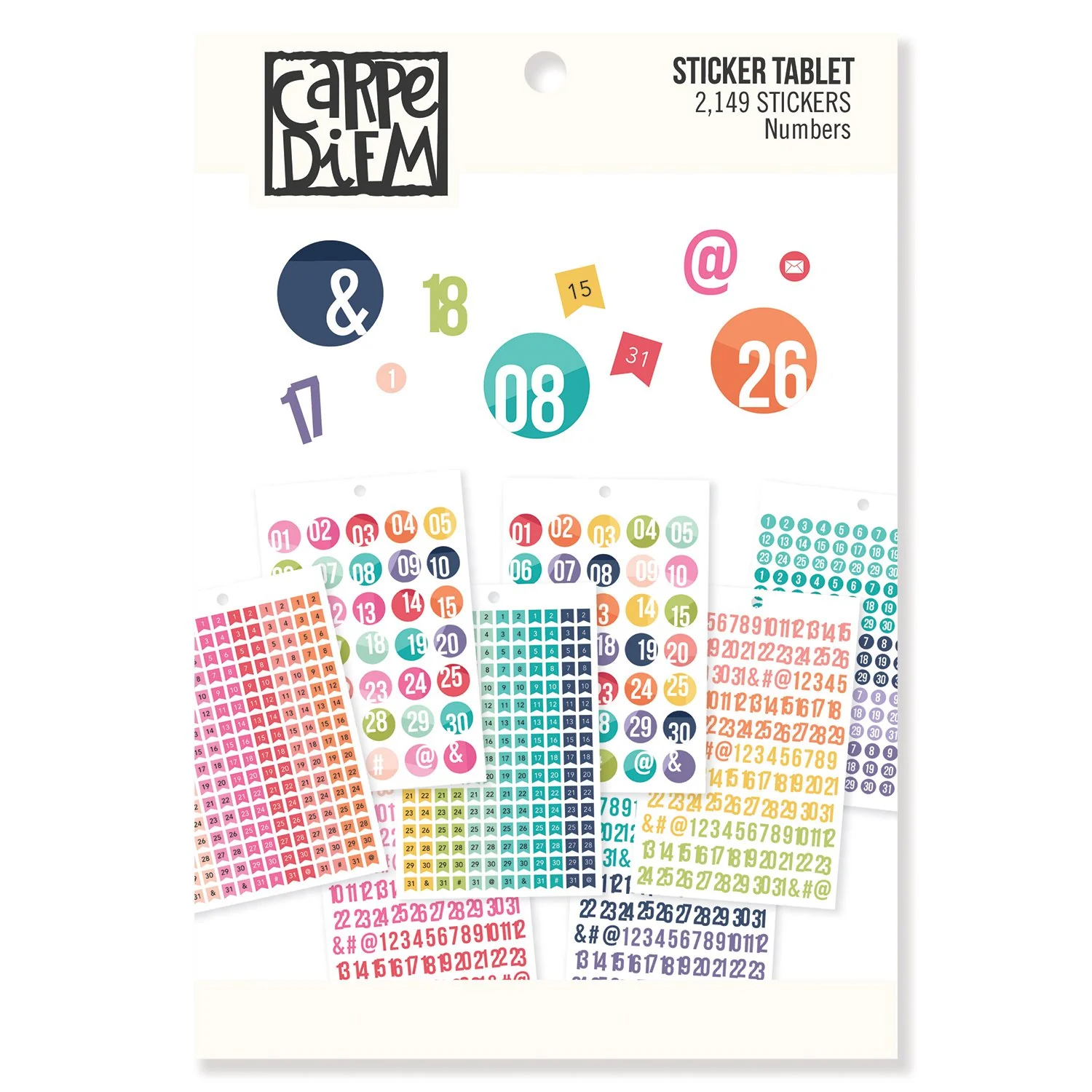 Numbers A5 Sticker Tablet - Image 2