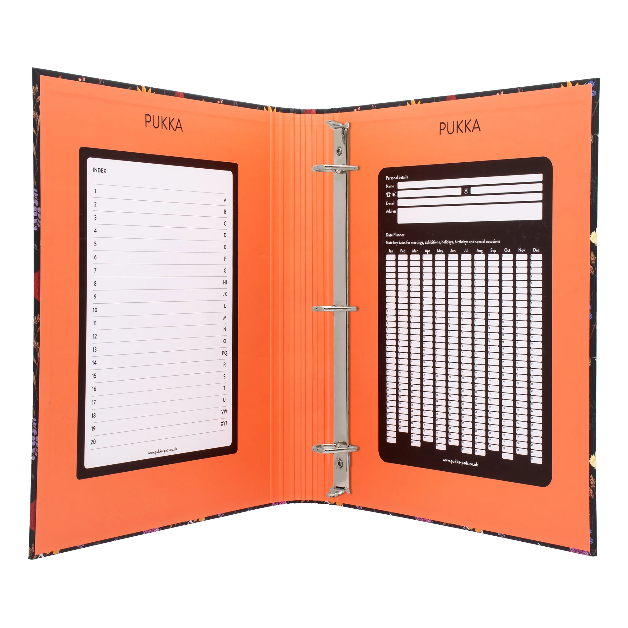 Bloom Rollbound Preloaded 3-Ring Binder in Black - Image 5
