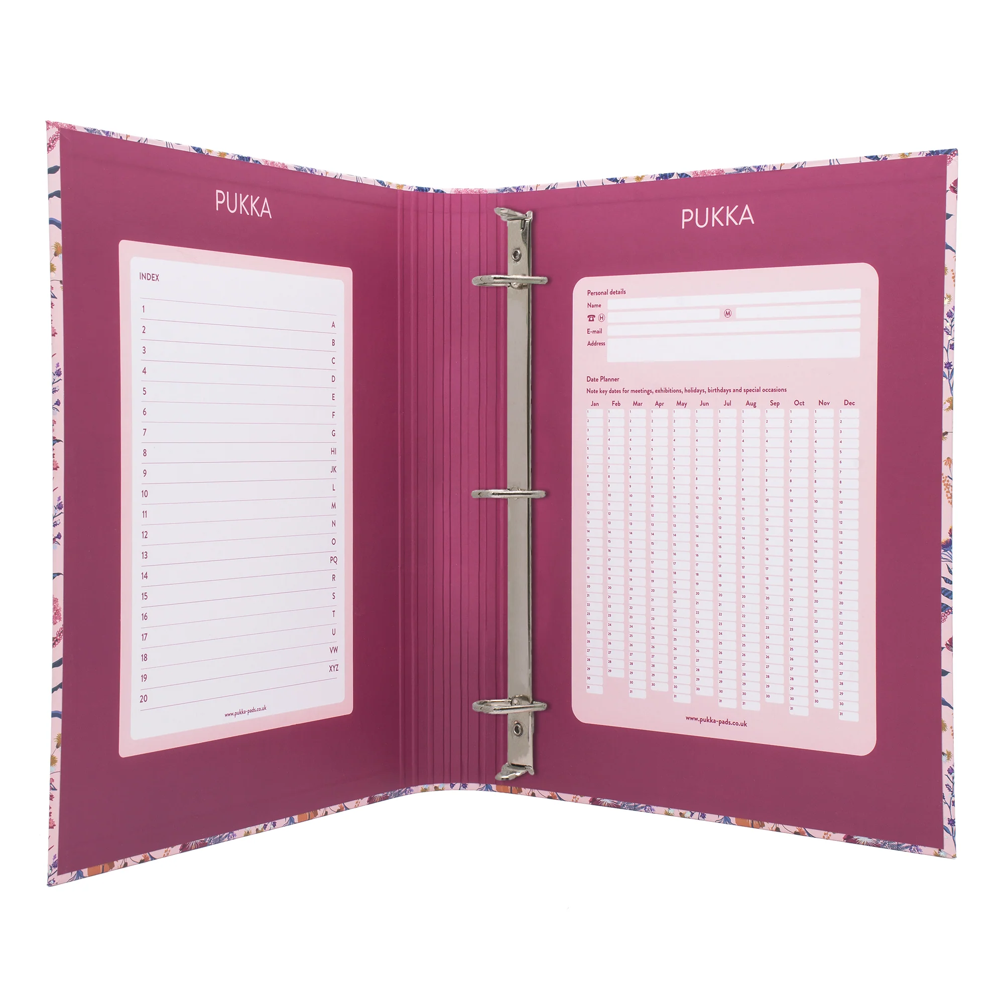 Bloom Rollbound Binder Preloaded 3-Ring - Cream - Image 5