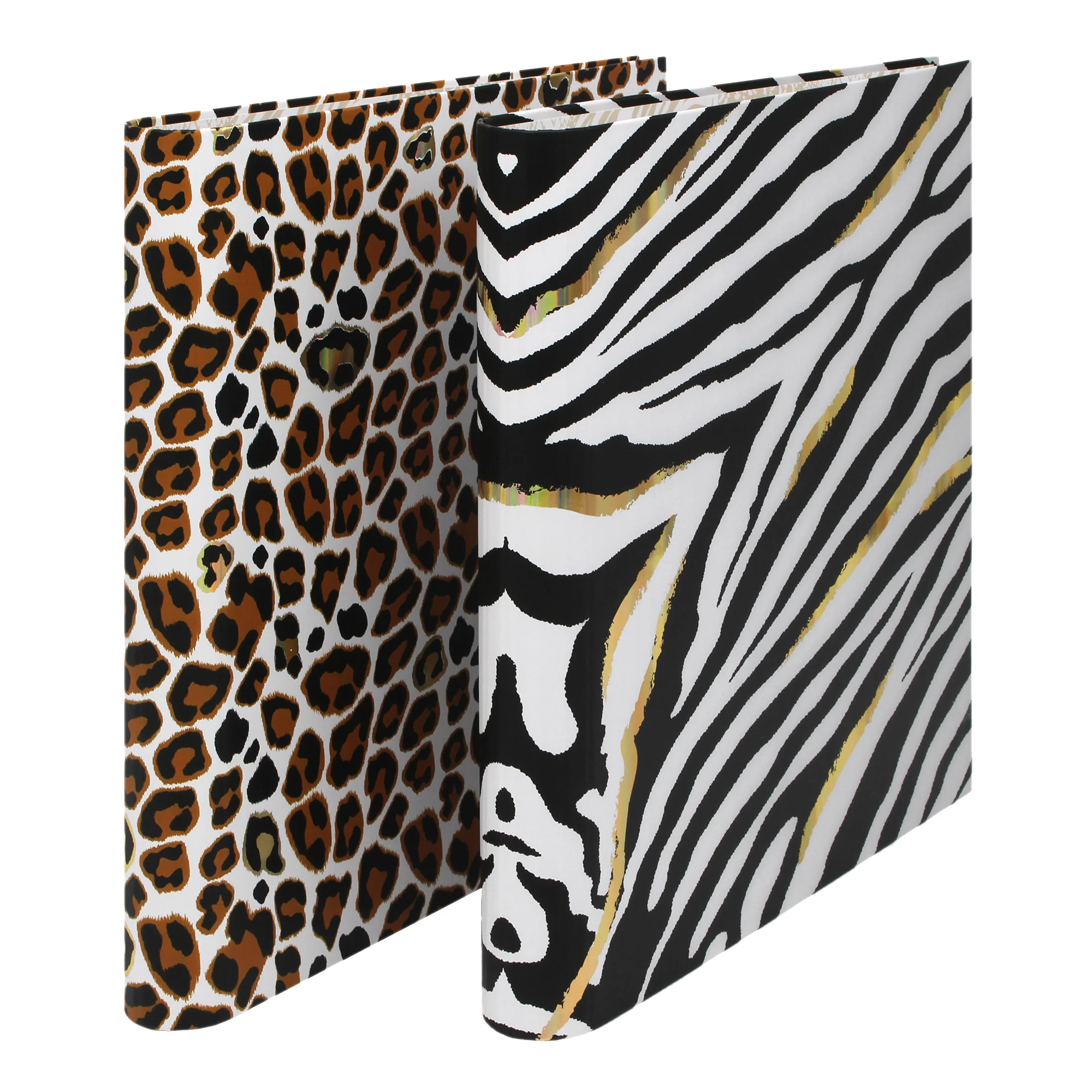 Wild Leopard Print Rollbound Binder Preloaded 3-Ring - Image 5