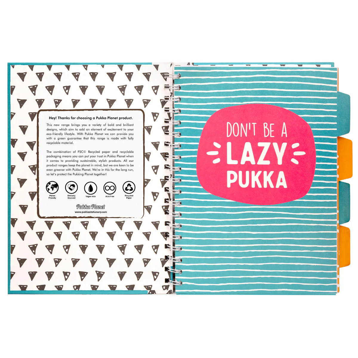 Pukka Planet B5 Hardcover 5-subject Notebook- Pack of 2 - Image 4