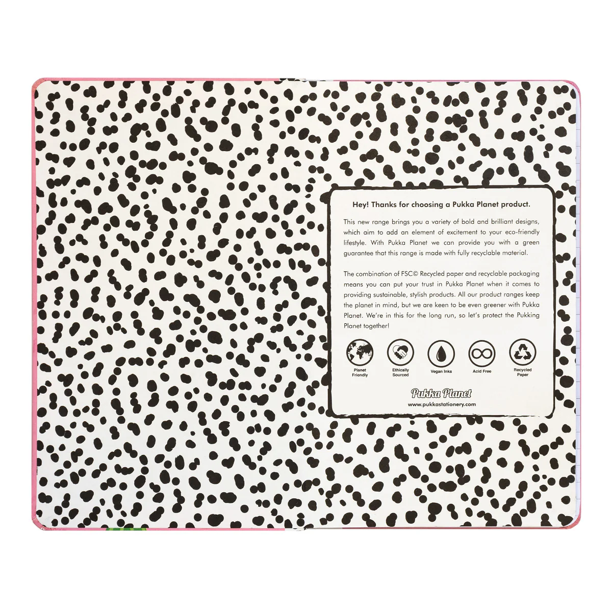 Pukka Planet Soft Cover Notebook "Don't Be A Prick" - Image 4