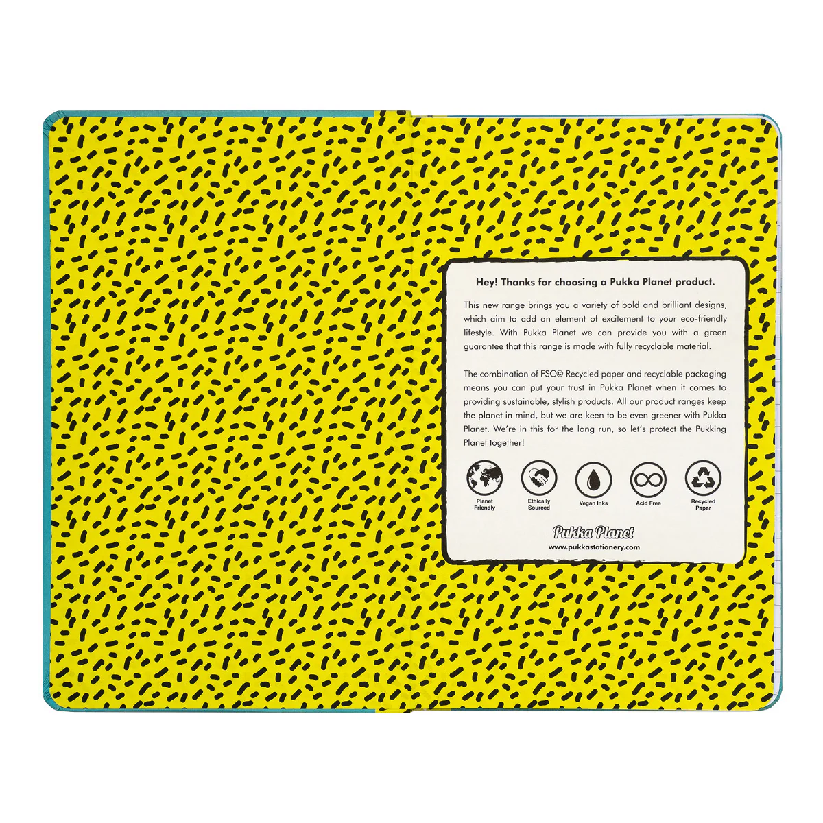 Pukka Planet Soft Cover Notebook "Now I Have Your Attention” - Image 4