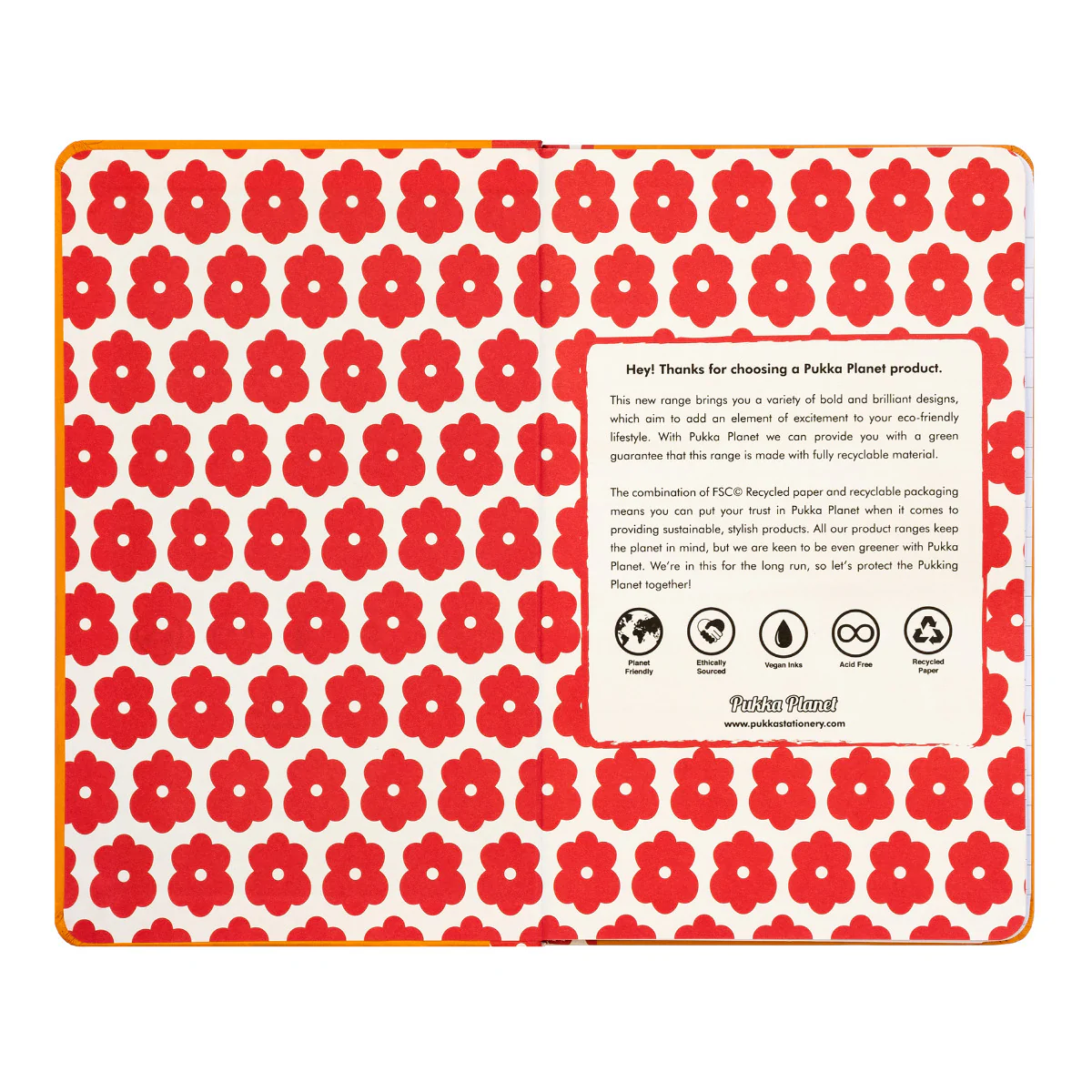 Pukka Planet Soft Cover Notebook "Plants Over People" - Image 4