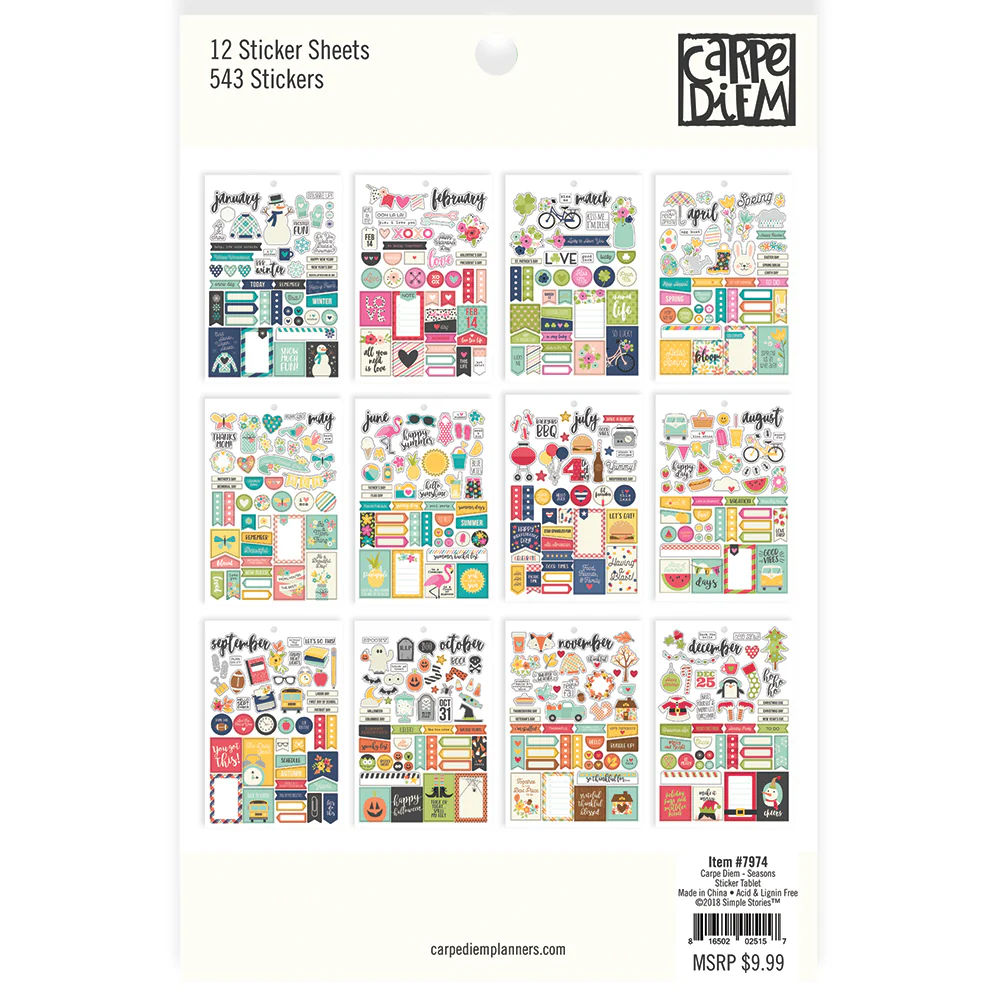Seasons A5 Sticker Tablet - Image 5