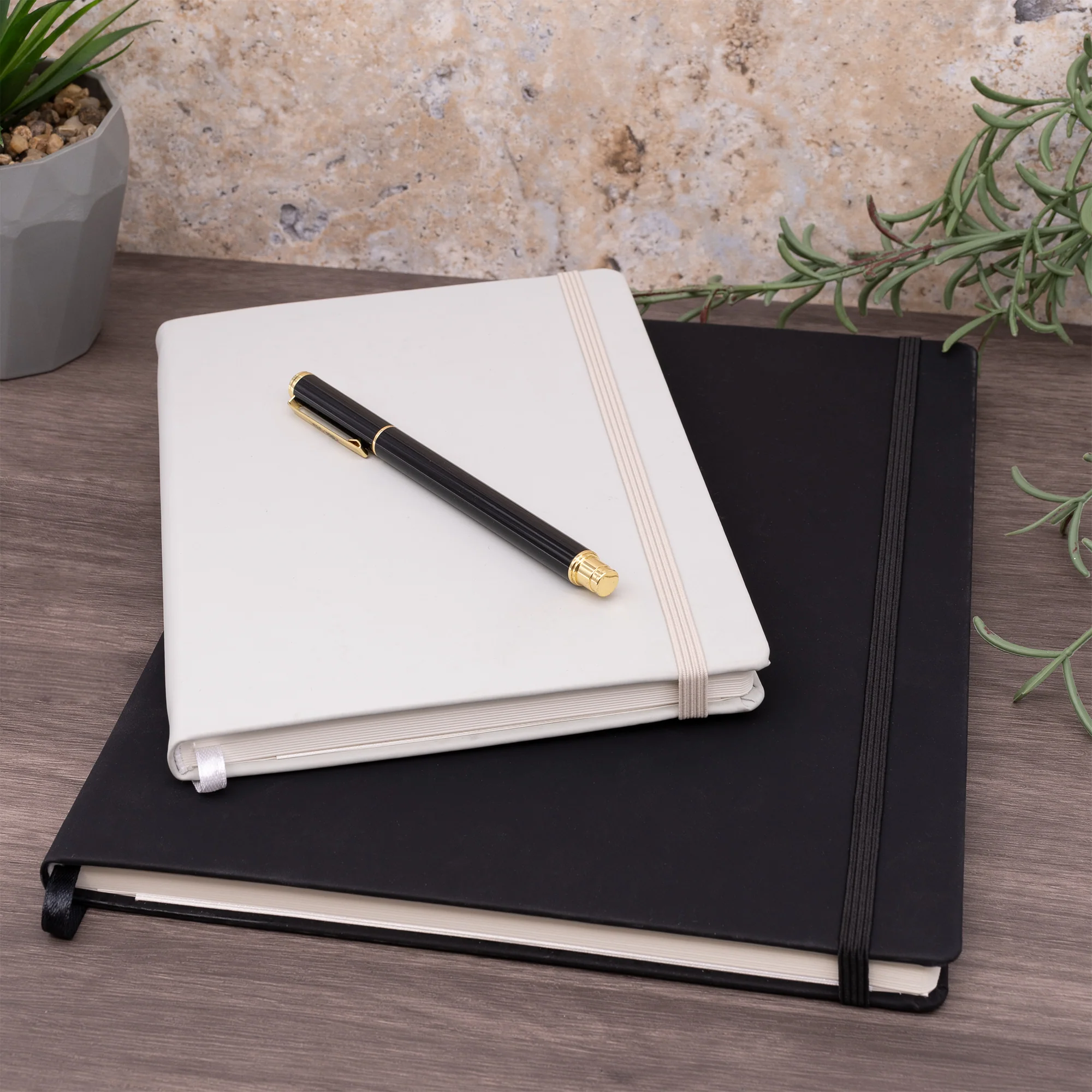 Soft Cover Letter Size Notebook College Ruled in Black - Image 6