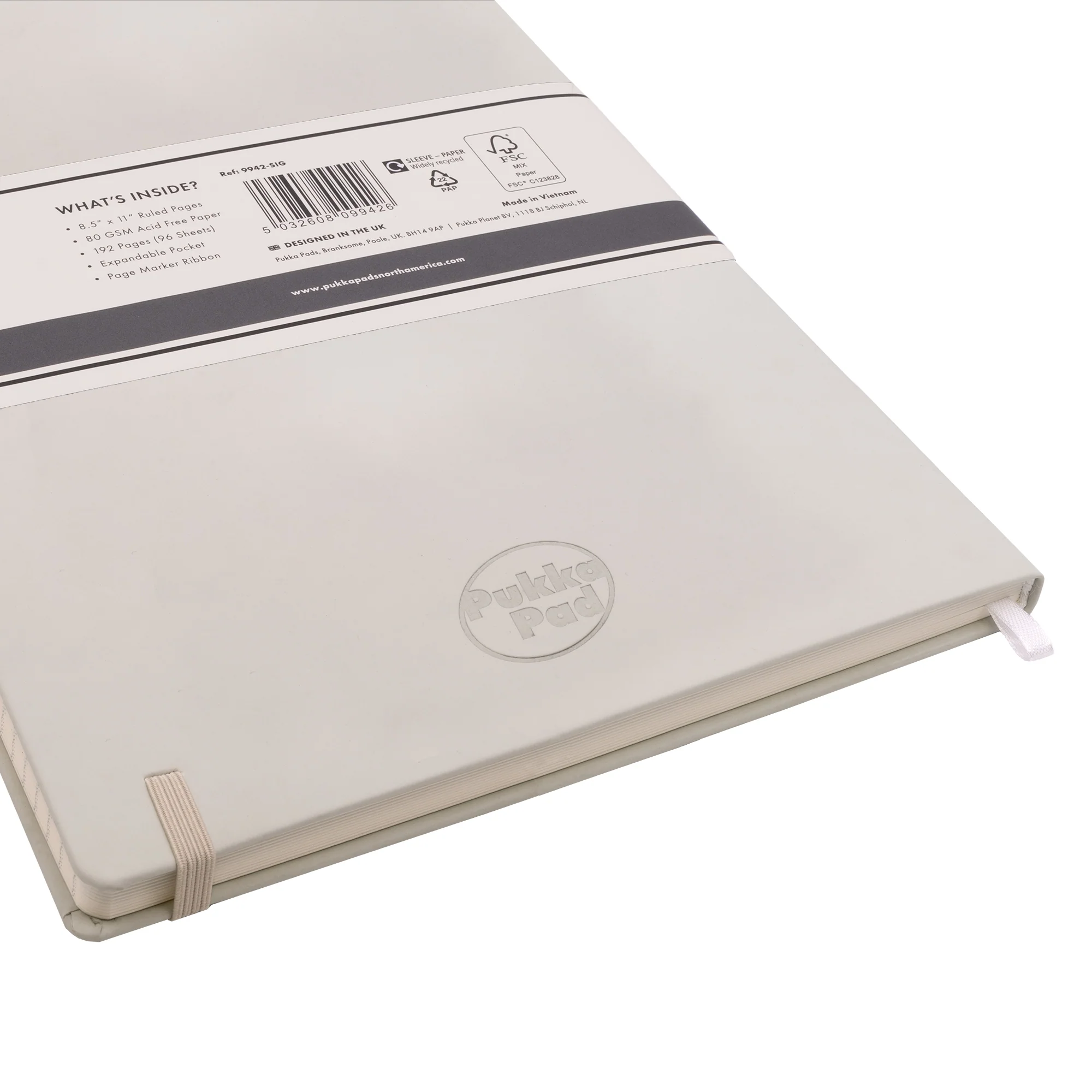 Soft Cover Letter Size Notebook College Ruled in Pebble - Image 3