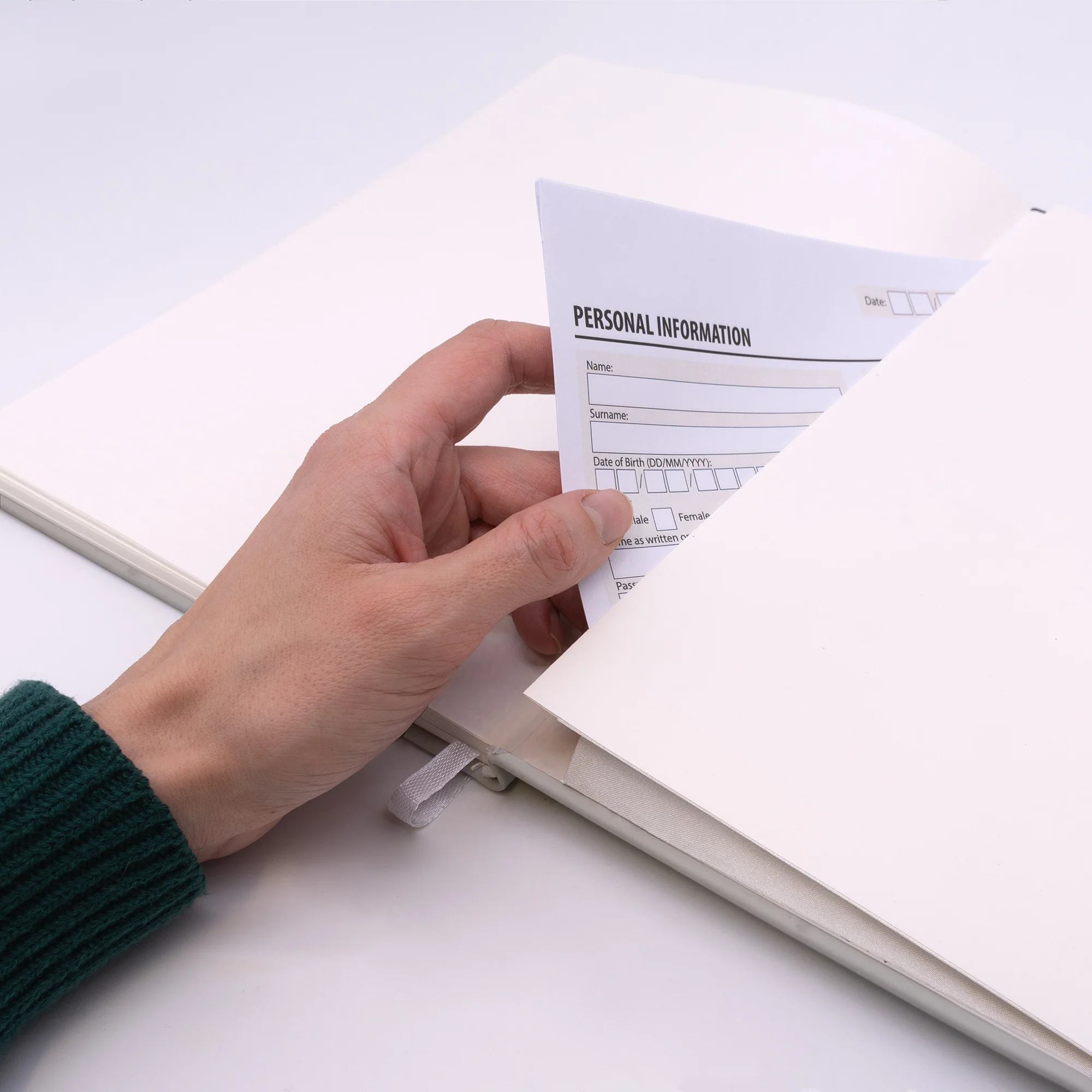 Soft Cover Letter Size Notebook College Ruled in Pebble - Image 5